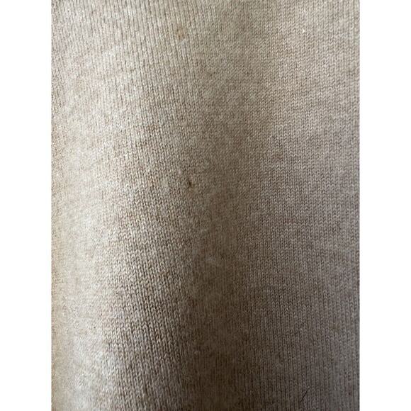 Polo Ralph Lauren Cotton Cashmere V-Neck Sweater Mens 2XL XXL Beige - Picture 3 of 5